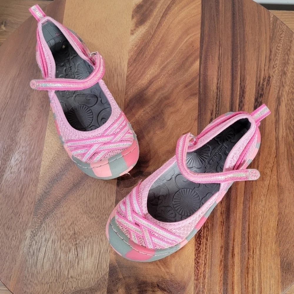 Jambu KD Fia Girl's Outdoor Mary Jane Shoes Sandals Size 12 Pink Water Resistant